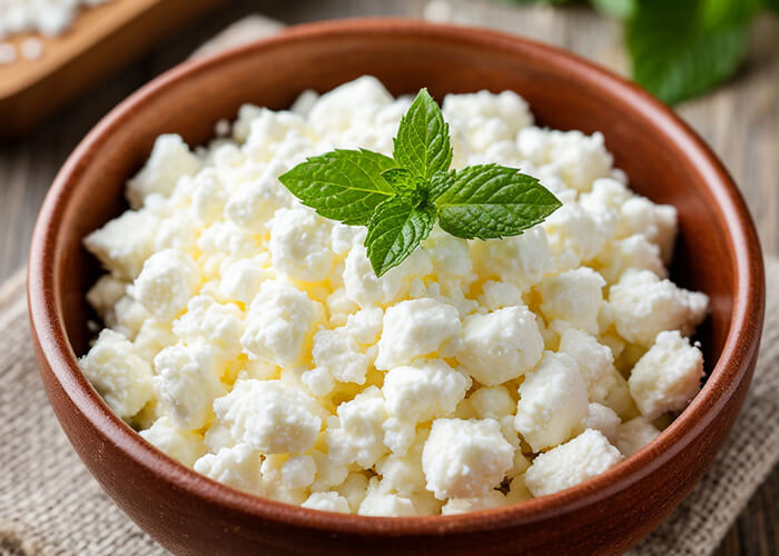 Рецепт творога из кислого молока в домашних условиях