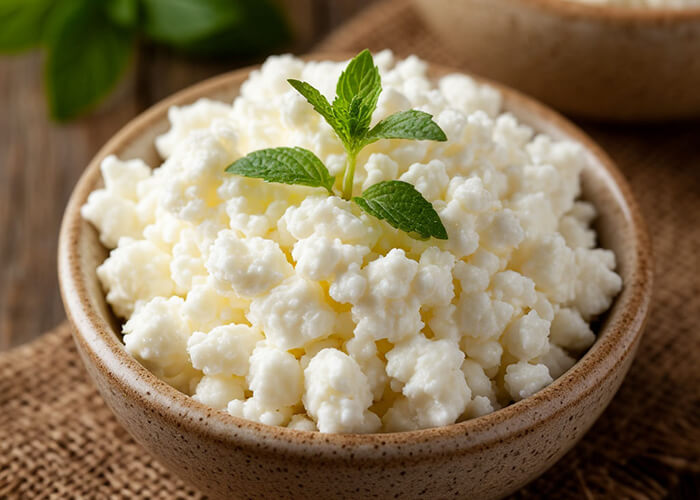 Рецепт творога из замороженного кефира