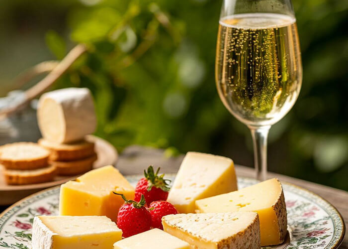 Какой сыр подходит к шампанскому