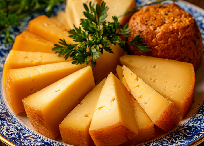 Польза и калорийность копченого сыра